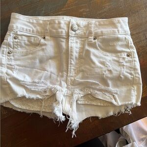White American Eagle Jean Shorts